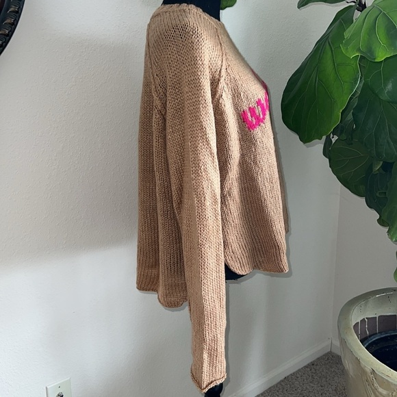 wooden ships WEEKEND Camel Crew Raglan Sweater - Picture 4 of 11